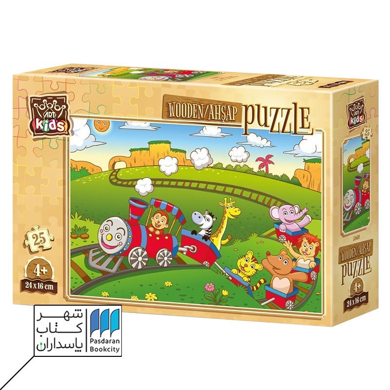 پازل animal train ۵۸۶۹ puzzle ۲۵