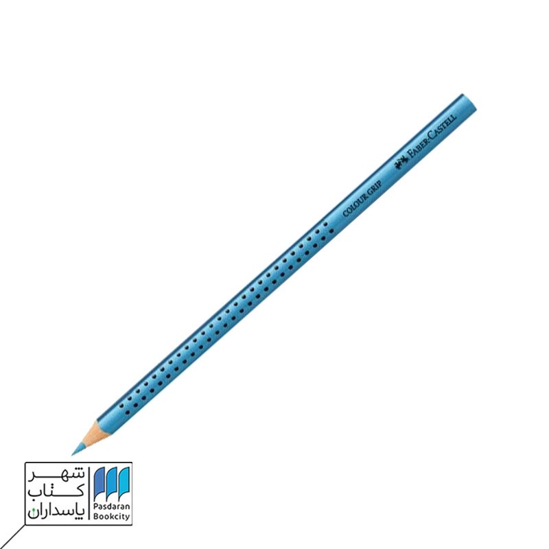 مداد رنگی ۱۲ رنگ گریپ بدنه طرح دار ۳ وجهی جعبه مقوایی ۲۰۱۵۶۹ faber castell