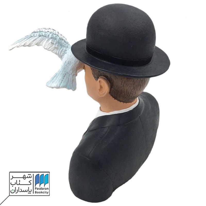 مجسمه magritte L homme au chapeau Melon MAG۰۴